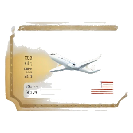 AIR TICKET sticker