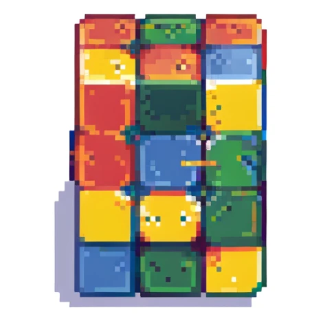 rubik's cube sticker