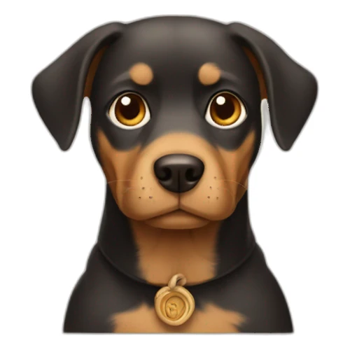 A dog potter sticker