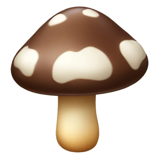 chocolate mushroom sticker
