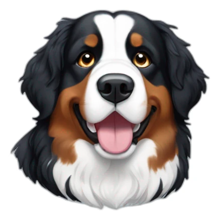 Bernese Mountain dog Snow sticker