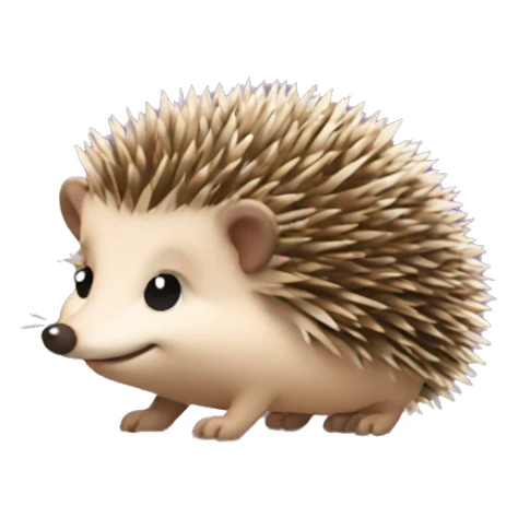 Hedgehog wearing a coquette  sticker