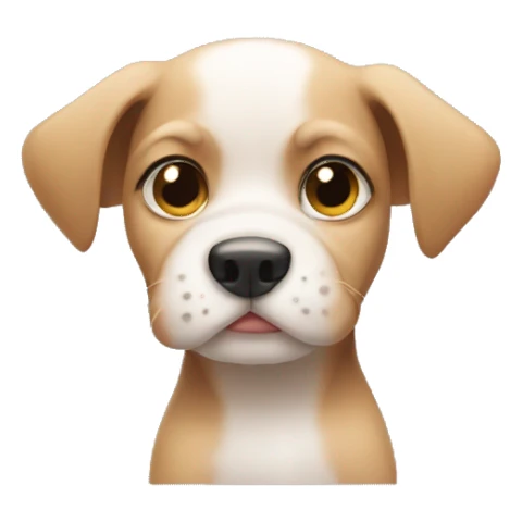 puppy giving stinky side-eye sticker