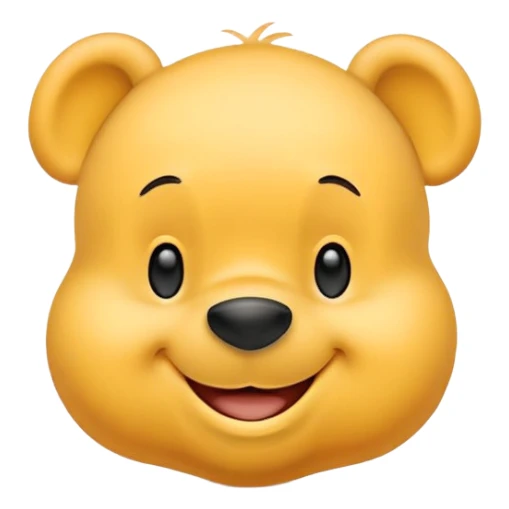 Winnie the pooh emoji sticker