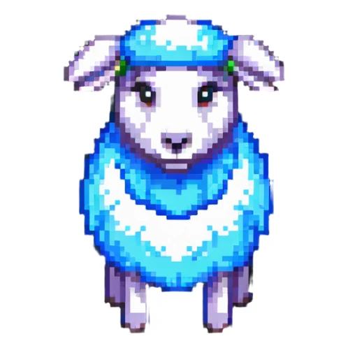 Minecraft sheep sticker