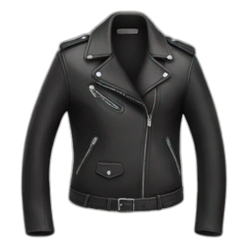 leather jacket sticker