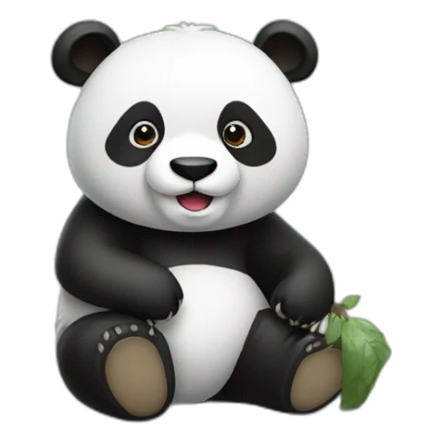 panda qui bois de la vodka sticker