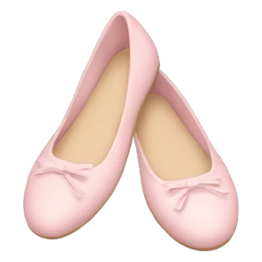 Pastel pink flats sticker