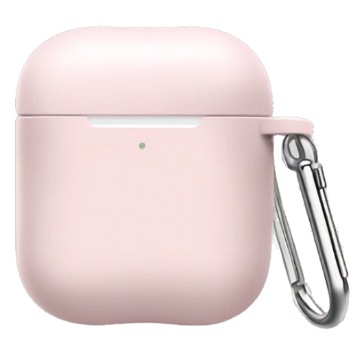 Pale pink AirPod case sticker