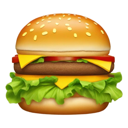 Burger car sticker