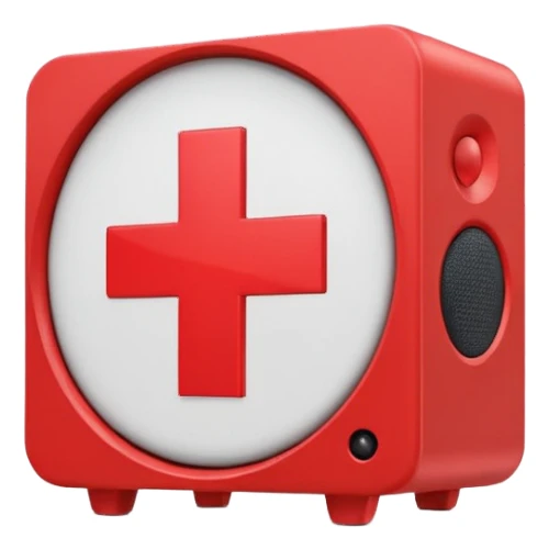 mac os icon speaker red cross sticker