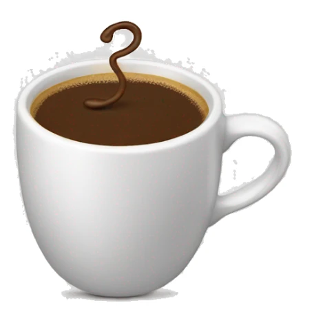 Dancing coffee cup sticker