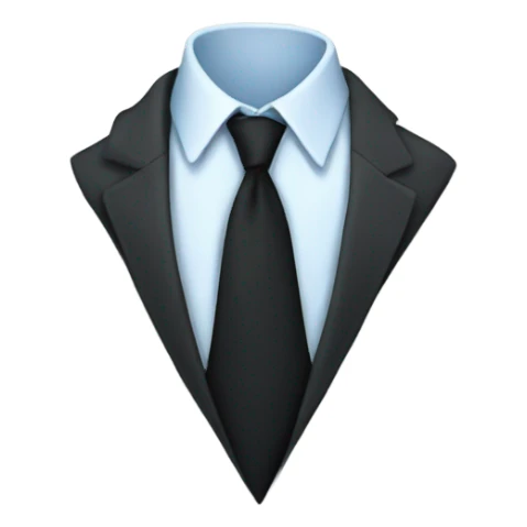 Suit and tie sticker