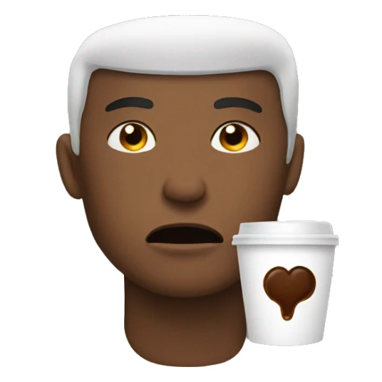 My head hurts with coffee sticker