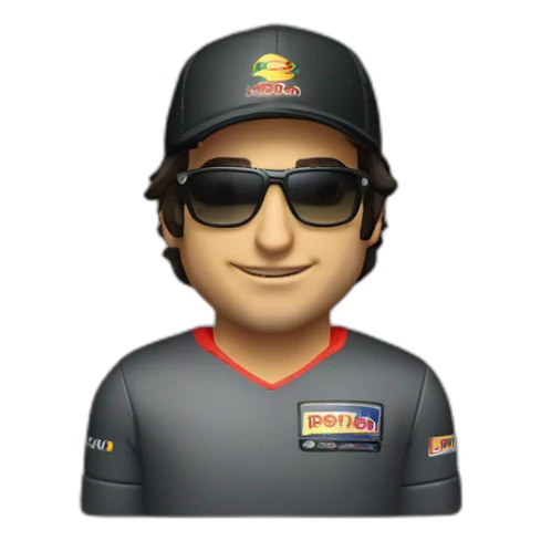 Carlos sainz ferrai smooth operator sticker