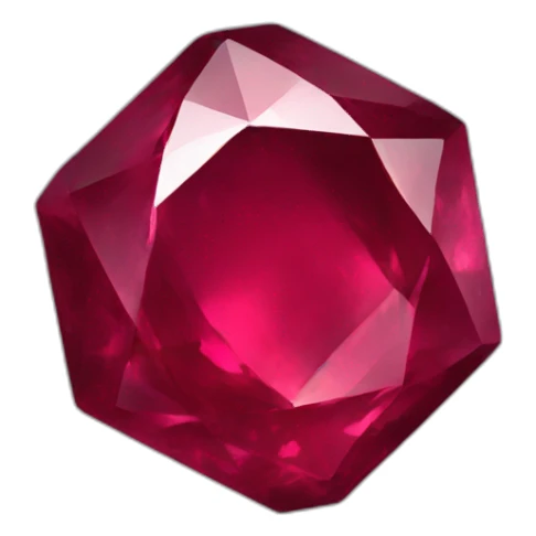 ruby stone sticker