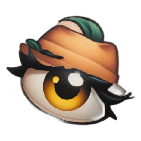 tattoo on cheek girl sticker