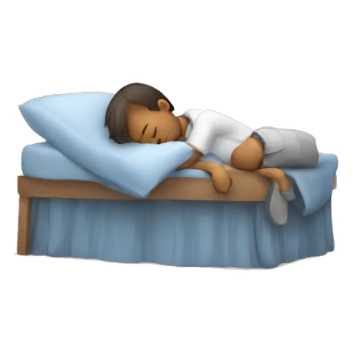 exhausted person sticker