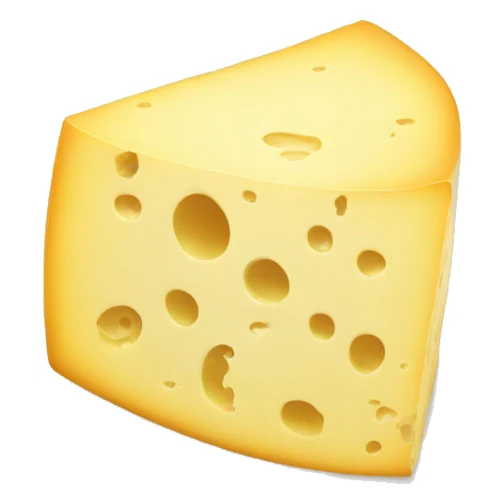 Irish cheese with hidden face sticker