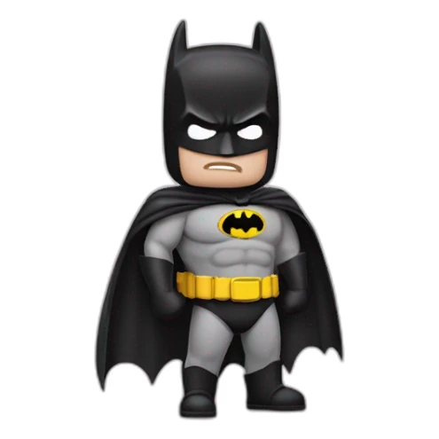 batman shrugging shoulders in confusion sticker