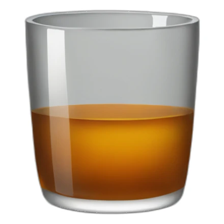 stone cup of whiskey sticker