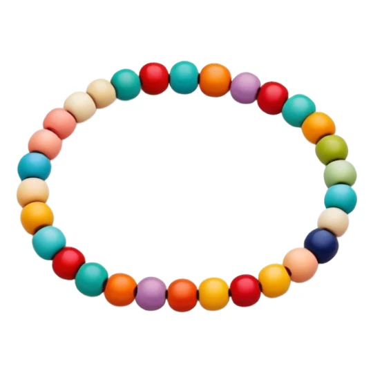 Clay bead Bracelet  sticker