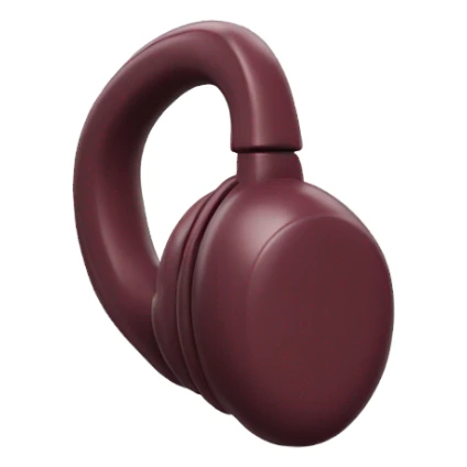 Maroon Ear Pods  sticker