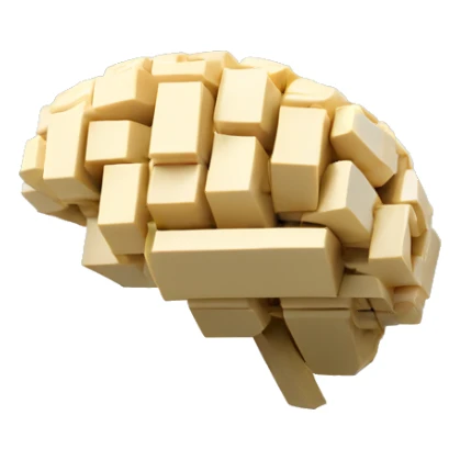 lego bricks brain sticker
