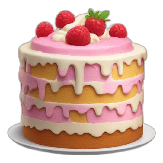 Ice cream cake sticker