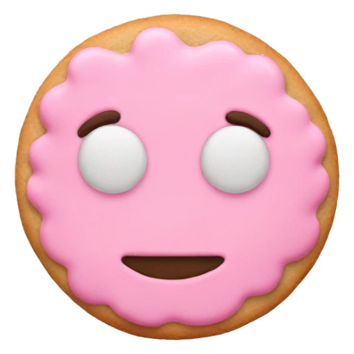 Babypink cookie sticker