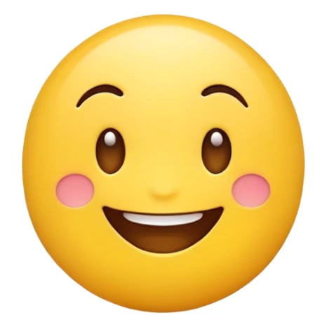 A cute 2D cartoon-style emoji sticker