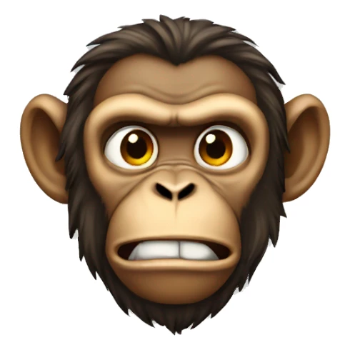 Monkey mad sticker