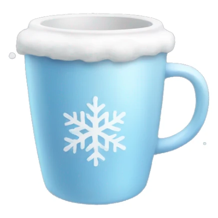 Aesthetic winter cup emoji sticker