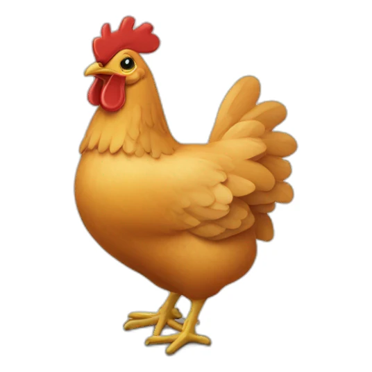 Un poulet bien croustillant sticker