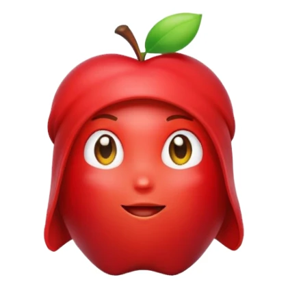 Apple  wearning a hoodie sticker