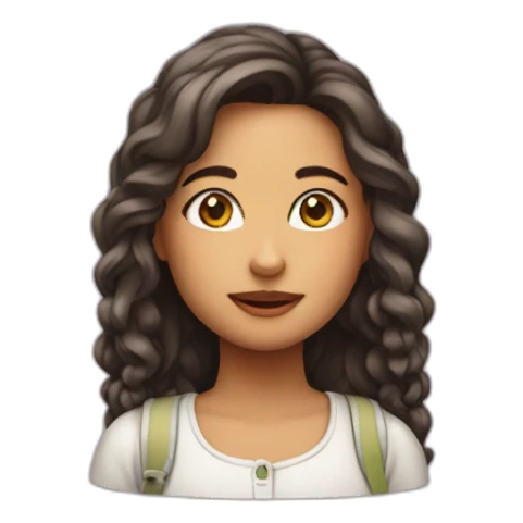 menina com cara de palhaço sticker