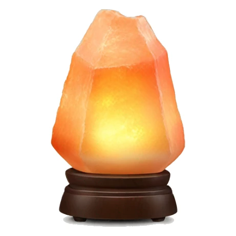 Himalaya’s salt lamp with warm light  sticker