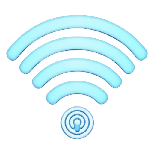 Wi-Fi symbol sticker