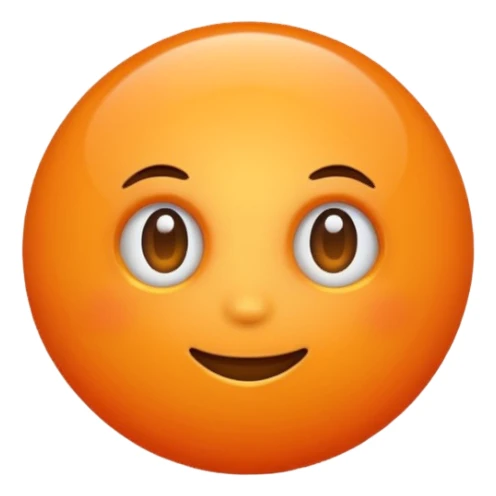 a normal orange sticker