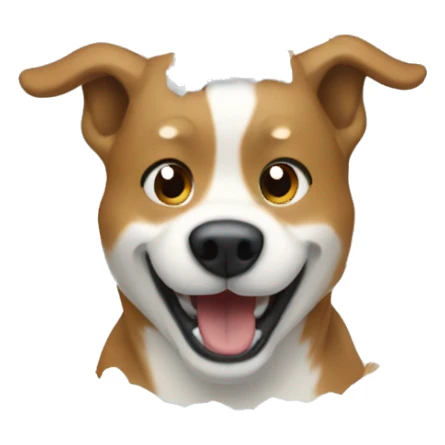 Sliding dog in a snow avalanche  sticker