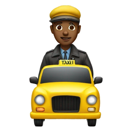 taxi driver sticker