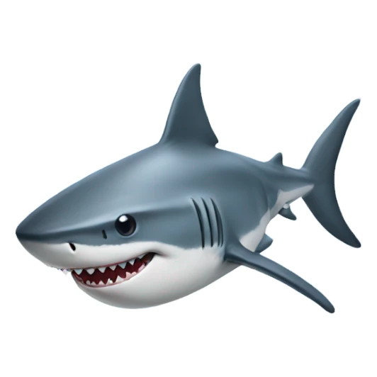 Shark with a booty hat sticker