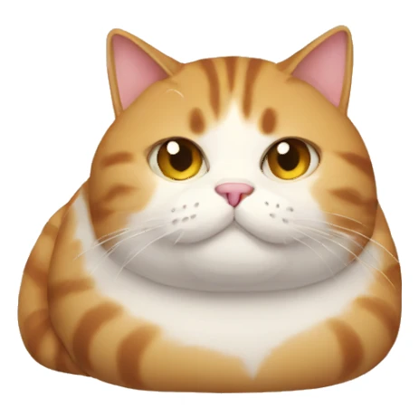 cat fat sticker