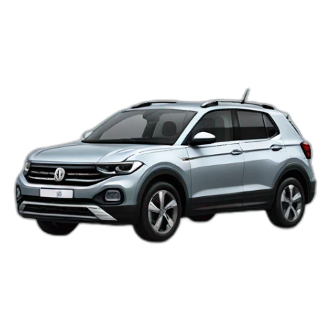 Light-grey Volkswagen t-cross sticker