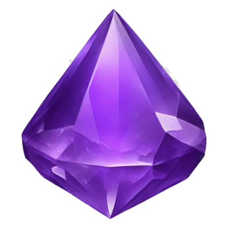 purple crystal sticker