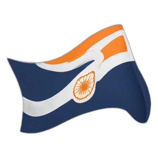 Indian navy flag  sticker