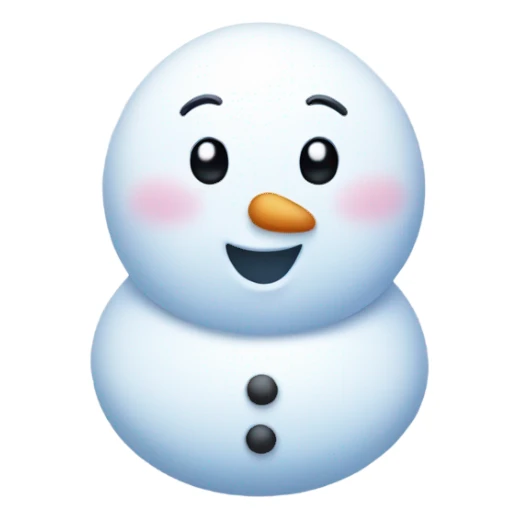 Snowlady blushing sticker