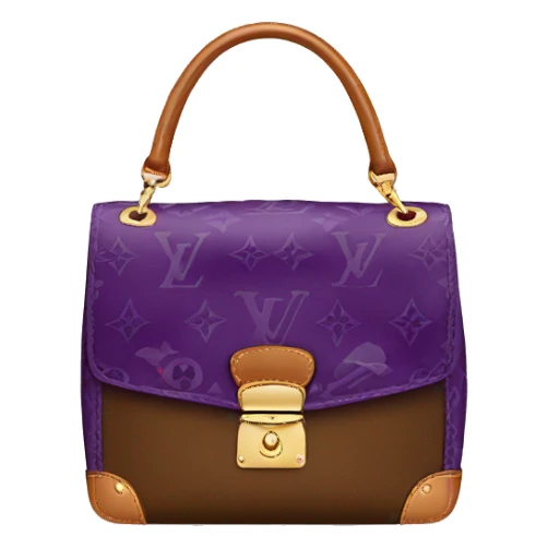 purple Louis Vuitton bag sticker
