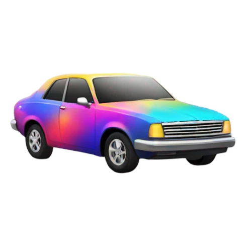 Fireworks blowing up a car  sticker