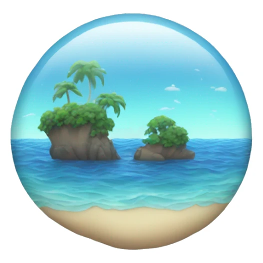 aesthetic ocean emoji sticker